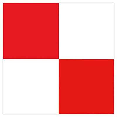 ヤマコー 市松紅白懐敷　5寸　200枚入  66608 1パック（ご注文単位1パック）【直送品】