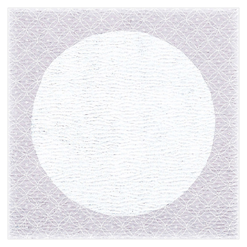 ヤマコー 4寸グルメおもてな紙　丸　藤色 100枚入 66726 1パック（ご注文単位1パック）【直送品】