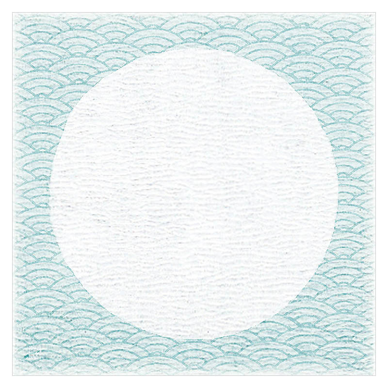 ヤマコー 4寸グルメおもてな紙　丸　水色 100枚入 66729 1パック（ご注文単位1パック）【直送品】