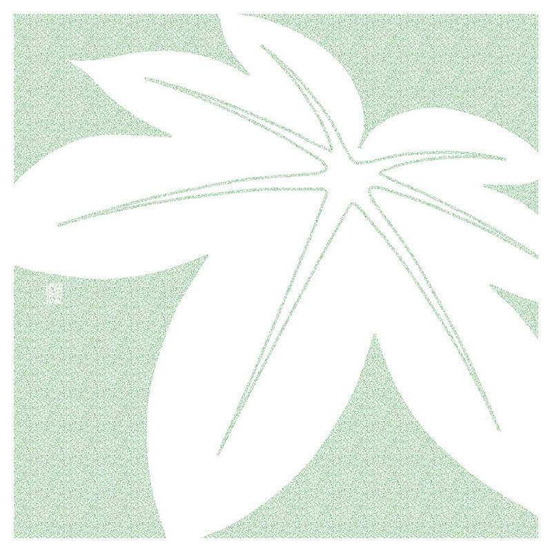 ヤマコー 季節の彩りシート　青もみじ入 200枚入 66733 1パック（ご注文単位1パック）【直送品】