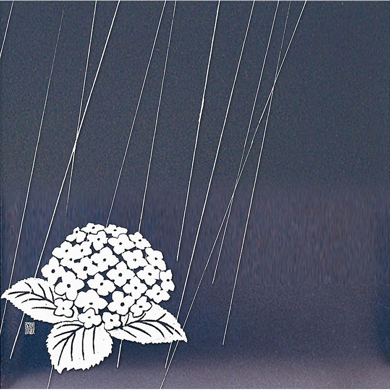 ヤマコー 白い風景クリアシート 紫陽花 200枚入 66742 1パック(ご注文単位1パック)【直送品】