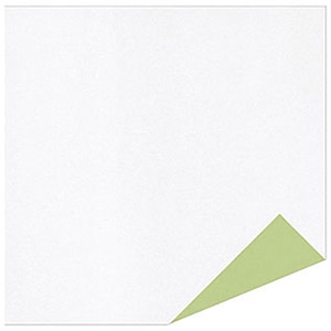 ヤマコー 耐油おもてな紙 ミニ 若草色 100枚入 66747 1パック(ご注文単位1パック)【直送品】