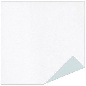 ヤマコー 耐油おもてな紙　ミニ　水色　100枚入  66748 1パック（ご注文単位1パック）【直送品】