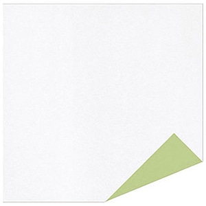 ヤマコー 耐油おもてな紙　4寸　若草色　100枚入  66752 1パック（ご注文単位1パック）【直送品】