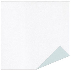 ヤマコー 耐油おもてな紙　4寸　水色　100枚入  66753 1パック（ご注文単位1パック）【直送品】