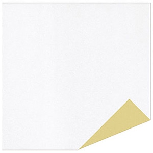 ヤマコー 耐油おもてな紙　5寸　辛子色　100枚入  66759 1パック（ご注文単位1パック）【直送品】