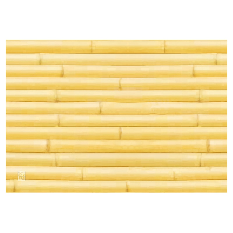 ヤマコー 両面ラミ　竹組シート　白竹 100枚入 66794 1パック（ご注文単位1パック）【直送品】