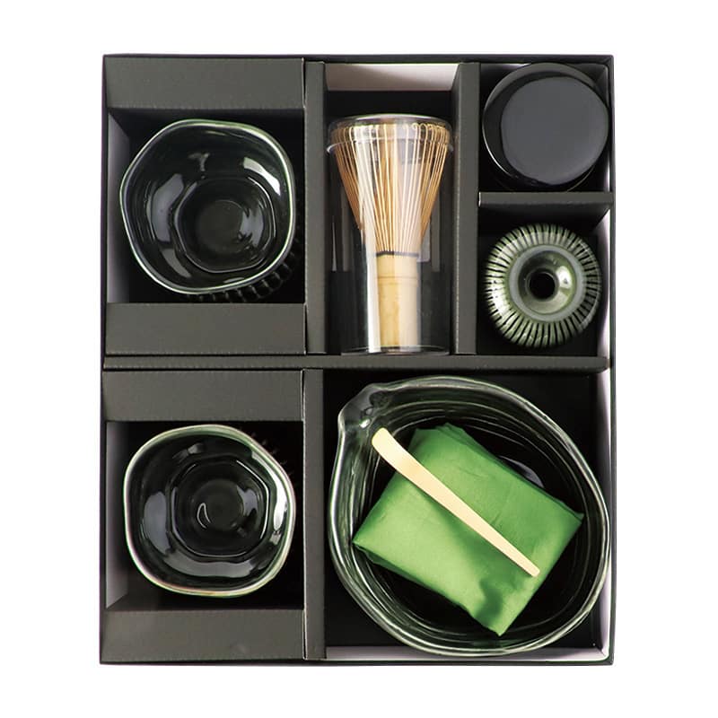 ヤマコー 織部 振舞いお抹茶セット 788538 1セット/箱（ご注文単位1箱）【直送品】