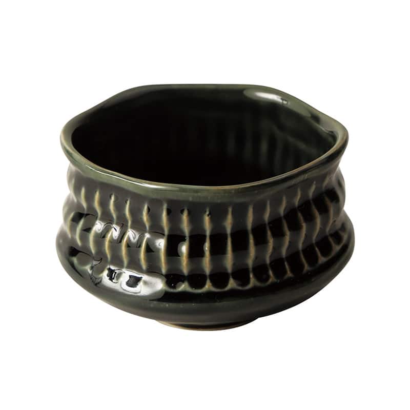 ヤマコー 削ぎ目 姫抹茶碗 織部 788583 1個/箱（ご注文単位1箱）【直送品】