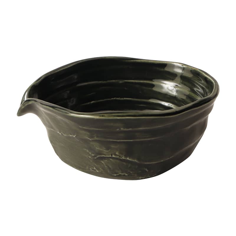 ヤマコー 織部 振舞い抹茶碗 片口 788590 1個/箱（ご注文単位1箱）【直送品】