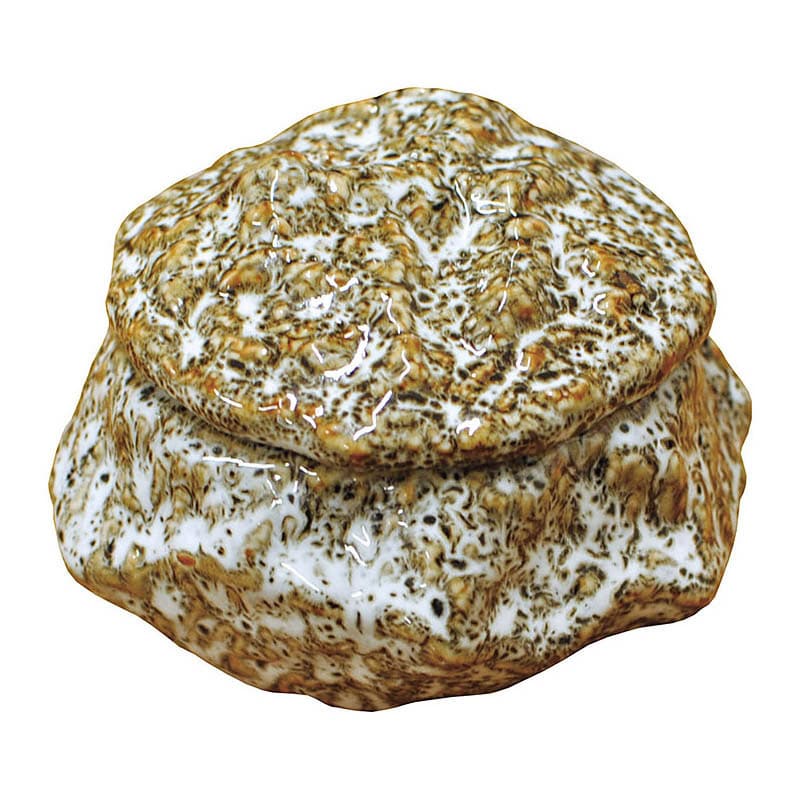 ヤマコー 岩石薬味入れ フタ付きゆず白 79407 1個(ご注文単位1個)【直送品】