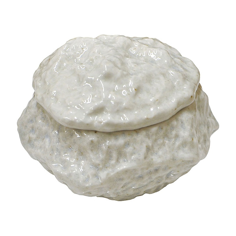 ヤマコー 岩石薬味入れ フタ付き白 79408 1個(ご注文単位1個)【直送品】