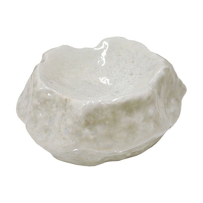 ヤマコー 岩石 一品皿 白 79412 1個(ご注文単位1個)【直送品】