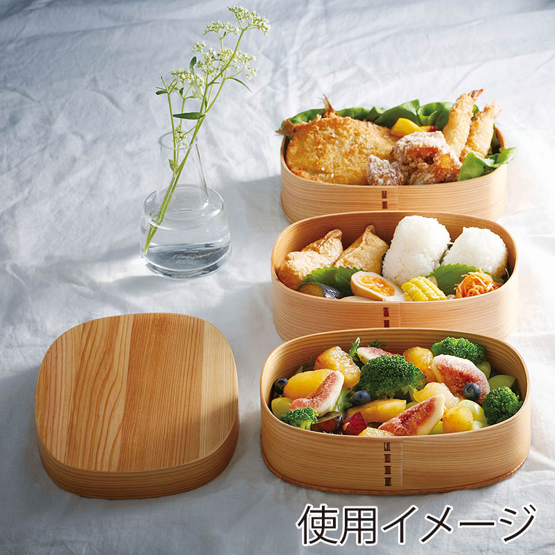 ヤマコー わっぱお重かさねがさね 79423 1個(ご注文単位1個)【直送品】