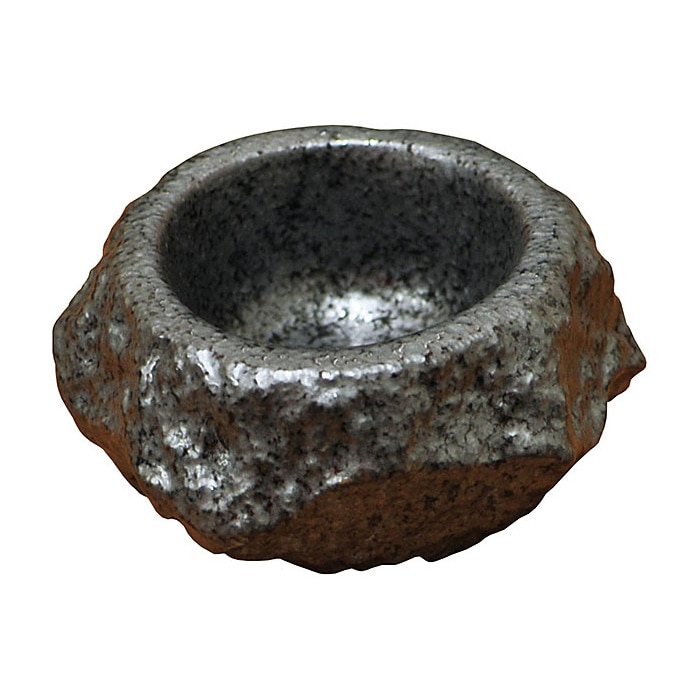 ヤマコー 岩石薬味入れ フタなし黒 79446 1個(ご注文単位1個)【直送品】