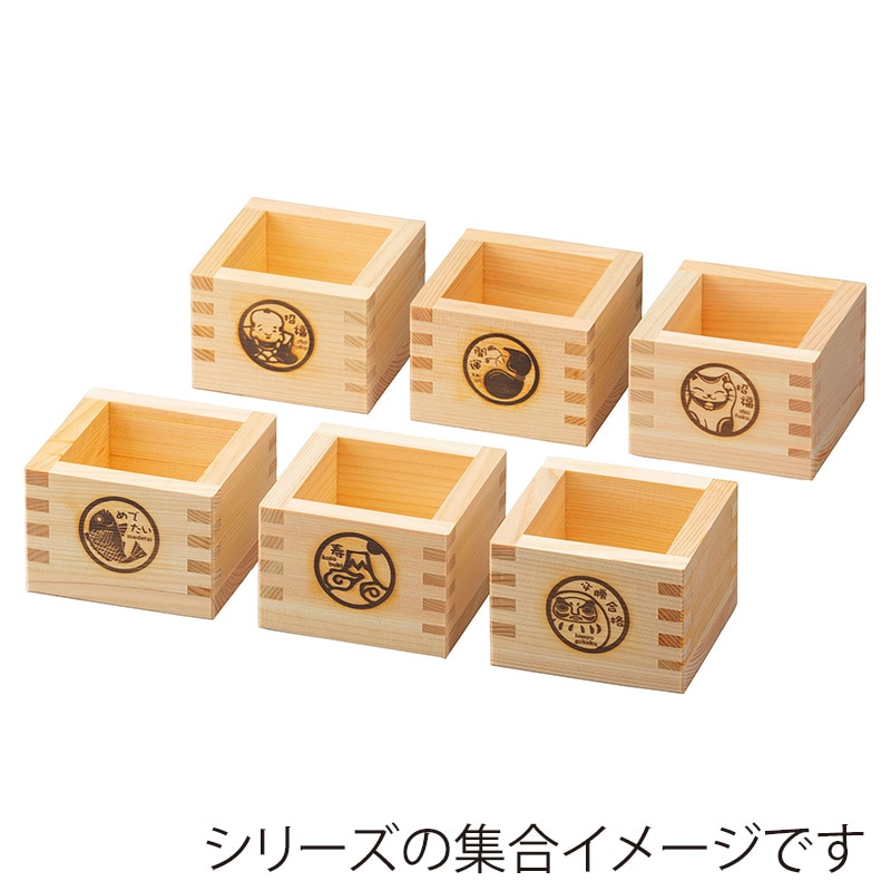 ヤマコー ひのき縁起桝　必勝合格だるま  83867 1個（ご注文単位1個）【直送品】