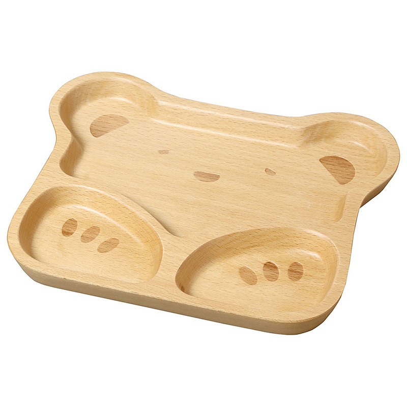 ヤマコー 木製キッズトレイ くま 89971 1個(ご注文単位1個)【直送品】