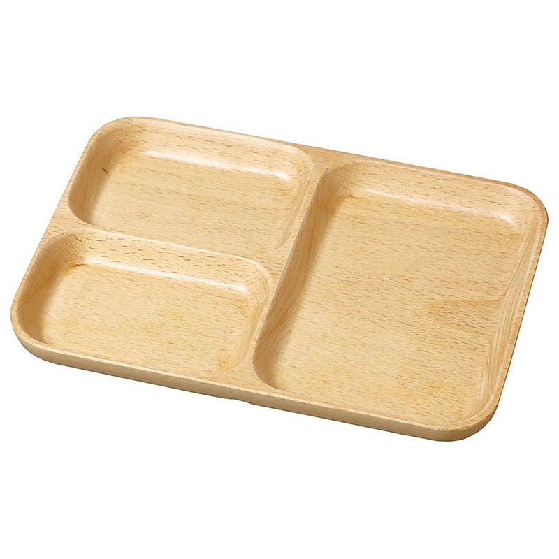 ヤマコー 木製キッズトレイ 角型 S 89973 1個(ご注文単位1個)【直送品】