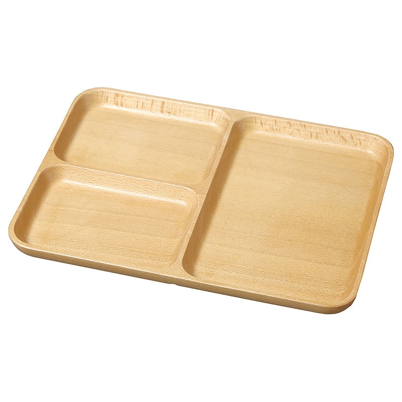 ヤマコー 木製キッズトレイ 角型 L 89972 1個(ご注文単位1個)【直送品】