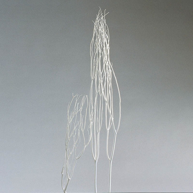 大地農園 プリザーブドフラワー 三又　大　1.5m 52372-011　白 1袋（ご注文単位1袋）【直送品】