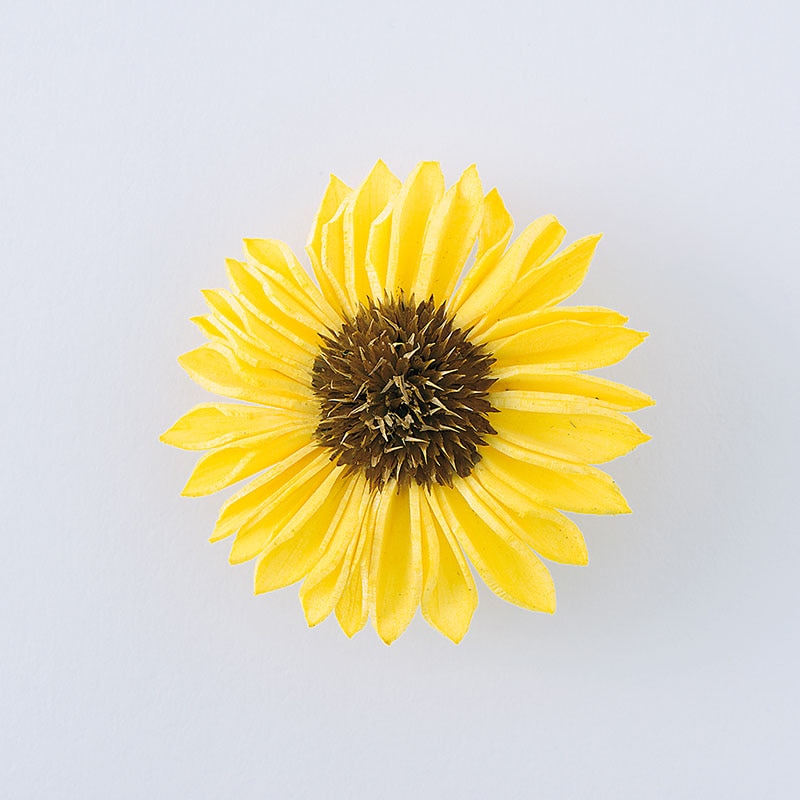 大地農園 ハンドメイドフラワー ソーラーひまわり 32770-500　イエロー 1束（ご注文単位1束）【直送品】