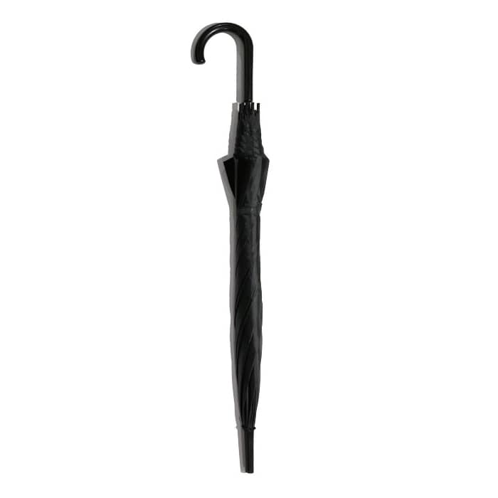 星野商店 長傘 60BJ 黒手元 ジャンプ式 ブラック H-401 1本（ご注文単位60本）【直送品】