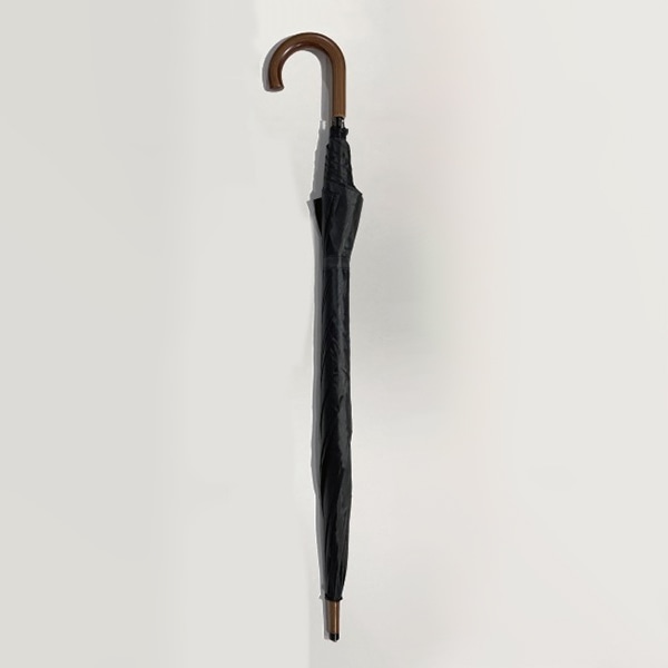 星野商店 紳士長傘 70BJ 無地 ショート ブラック H-713 1本（ご注文単位40本）【直送品】