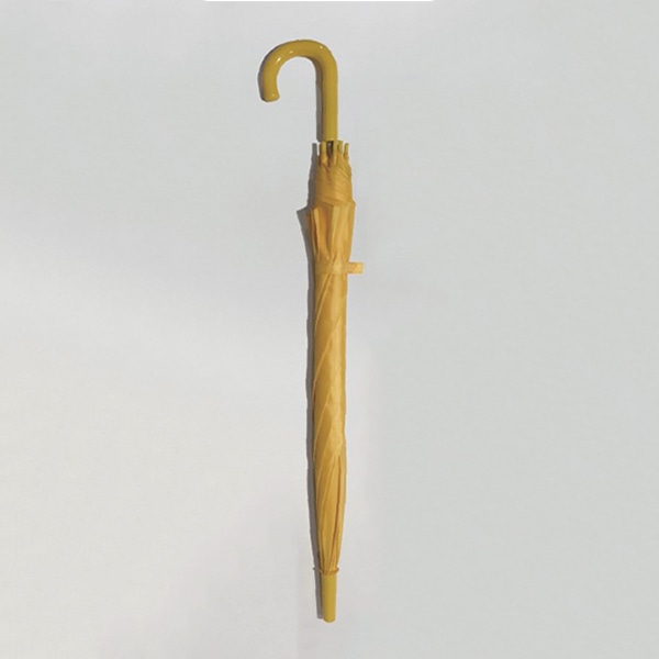 星野商店 学童傘 55BJ 無地 ジャンプ式 グラスファイバー骨 イエロー H-611 1本（ご注文単位60本）【直送品】