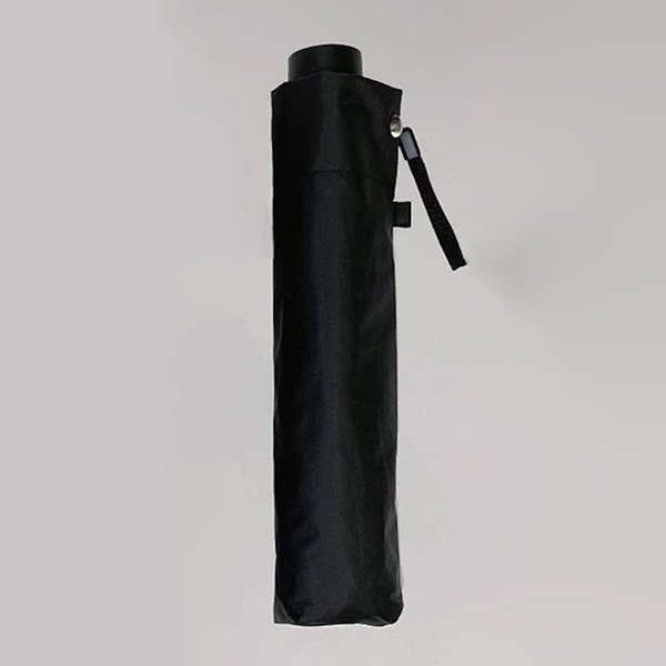 星野商店 晴雨兼用傘 60×6K らくらくHOOK ミニ無地 UV×遮光 ブラック H-761 1本（ご注文単位48本）【直送品】