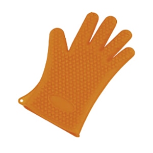 シリコン5本指耐熱手袋 270mm 1個(ご注文単位1個)【直送品】