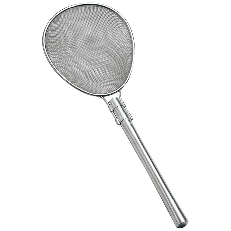 新越金網 18-8 パイプ柄 小判型 プロすいのう 特大 10018 1個(ご注文単位1個)【直送品】