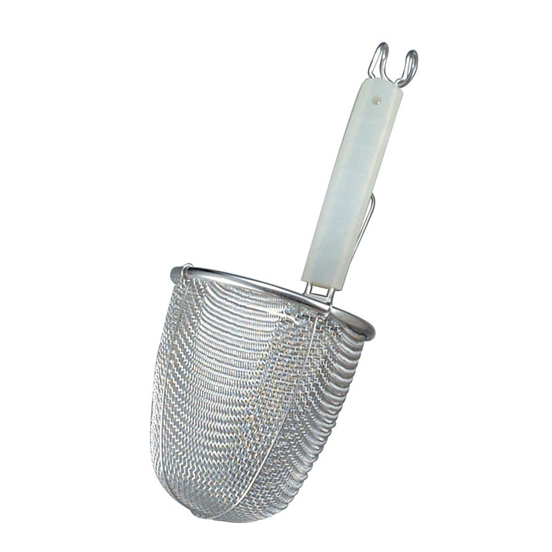 新越金網 TS　シリコン柄　18-8 てぼ（φ140）丸底　10123  1個（ご注文単位1個）【直送品】