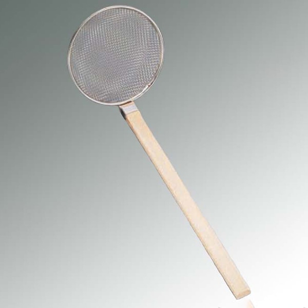 新越金網 TS 18-8 木柄 厚網そば揚 21cm 10141 1個(ご注文単位1個)【直送品】