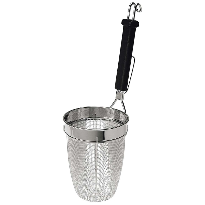 新越金網 TS 18-8 黒柄 フチ高 パワーGてぼ 極美 31900 1個(ご注文単位1個)【直送品】