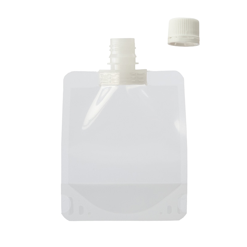 伏見樹脂 スパウト付スタンドパウチ クリアタイプ 100ml 750枚 SSPS0010 750枚/箱(ご注文単位1箱)【直送品】