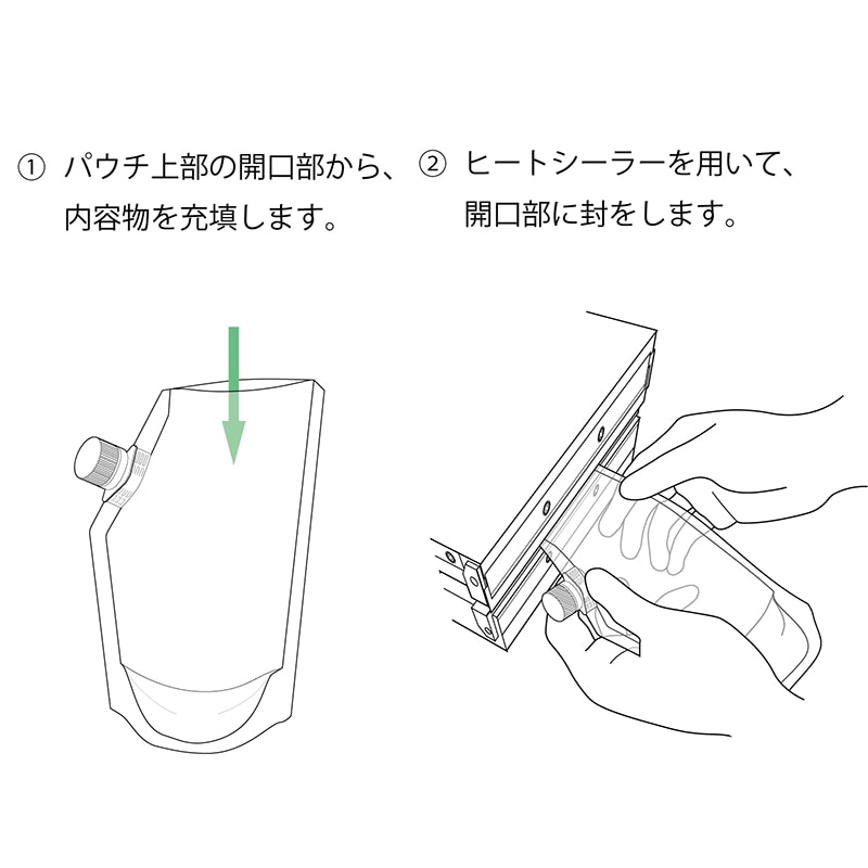 伏見樹脂 スパウト付スタンドパウチ クリアタイプ コーナー 150ml 600枚 SSPC0015 600枚/箱(ご注文単位1箱)【直送品】