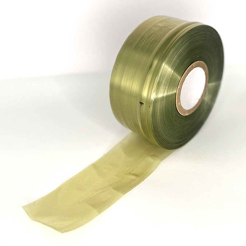 宮島化学工業 Smart PEレコード巻テープ 50mm×500m オリーブ ES468 1巻（ご注文単位30巻）【直送品】