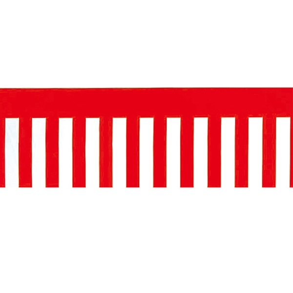 アルファ ビニール幕 紅白 PA8-8021 1本（ご注文単位1本）【直送品】