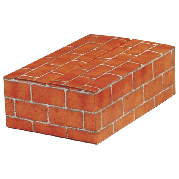 アルファ ダミーブロックレンガ 中 GS8-0002 1枚（ご注文単位2枚）【直送品】