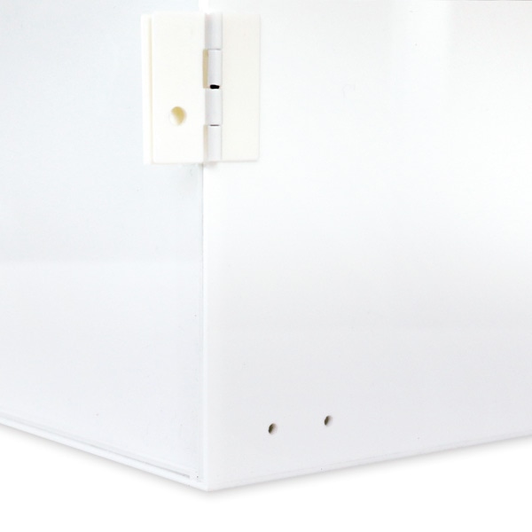 アルファ アクリル応募箱 鍵付き 白 RY8-0168 1台（ご注文単位1台）【直送品】