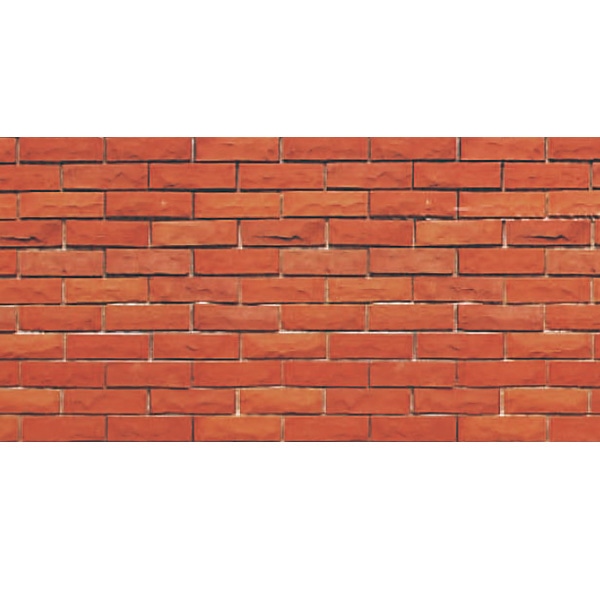 アルファ ビニール幕 60cm×50m レンガ 写真 PA8-0126 1本（ご注文単位1本）【直送品】