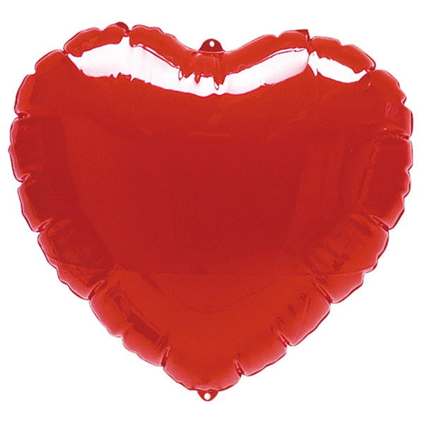 アルファ ハート型ビニール風船 赤 PH8-0129R 1個（ご注文単位2個）【直送品】