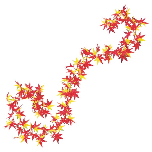 アルファ ニューもみじガーランド レッド/イエロー TR4-2005RO 1本(ご注文単位5本)【直送品】