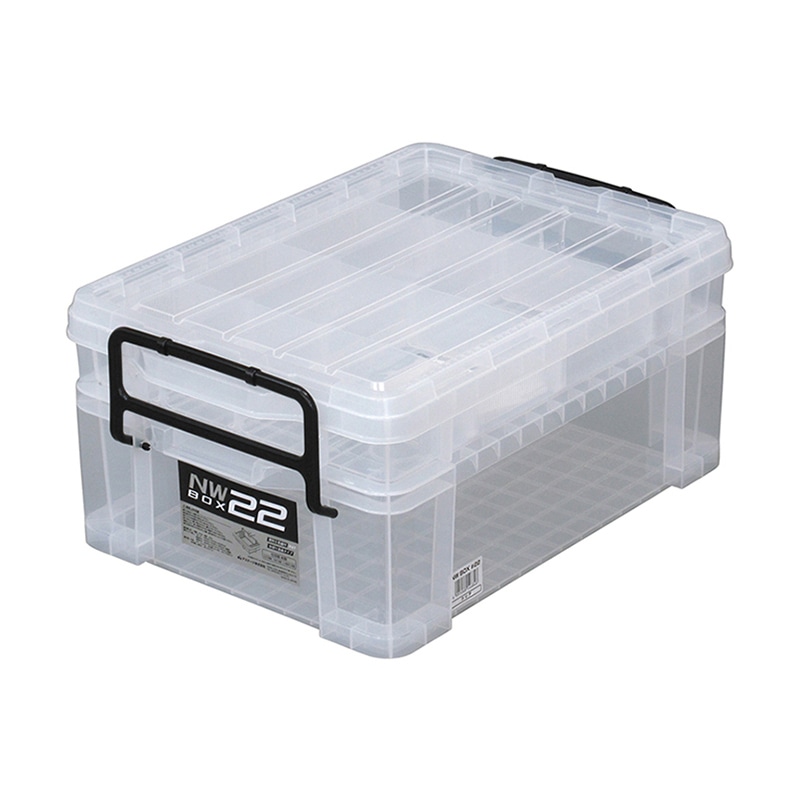 JEJアステージ システムコンテナ　NWボックス #22 クリア 1個（ご注文単位6個）【直送品】