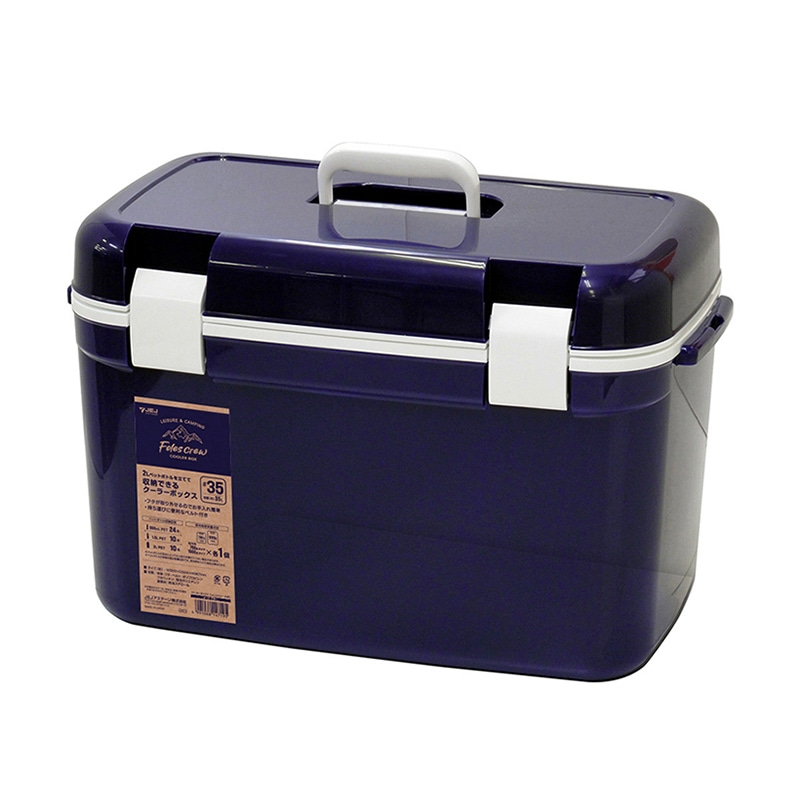 JEJアステージ クーラーボックス　フォレスクルー #35 ダークブルー 1個（ご注文単位4個）【直送品】