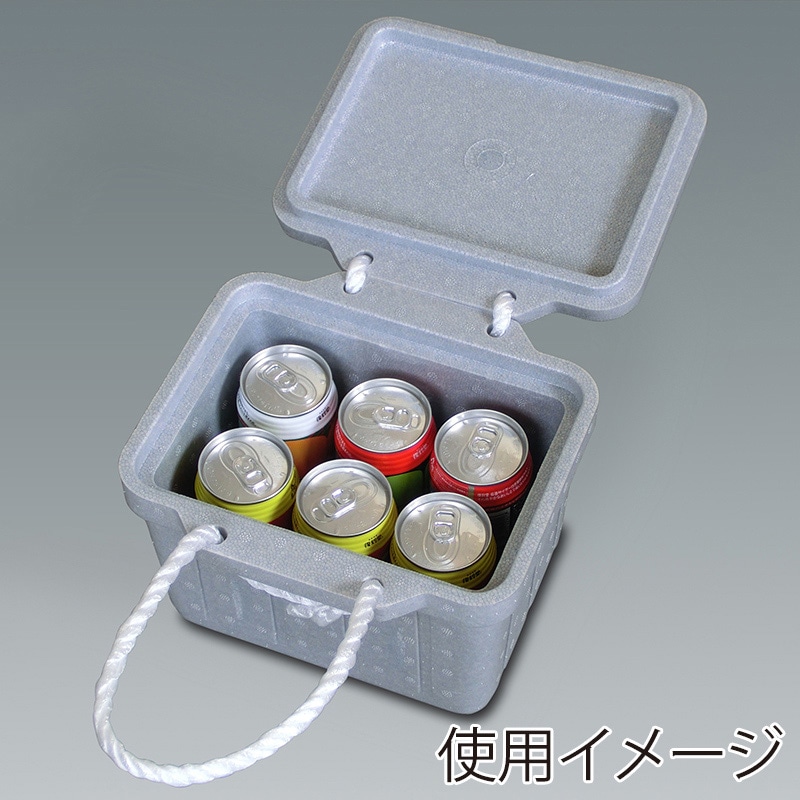 JEJアステージ 発泡クーラー インナー無 #5 グレー 1個(ご注文単位16個)【直送品】