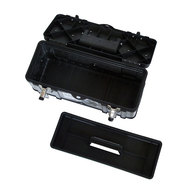 JEJアステージ ACCS　SUSツールボックス STB-390 ブラック 1個（ご注文単位9個）【直送品】