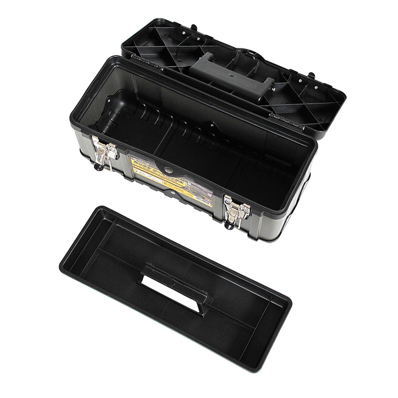 JEJアステージ ACCS　ガンメタツールボックス TK-390G ブラック 1個（ご注文単位6個）【直送品】