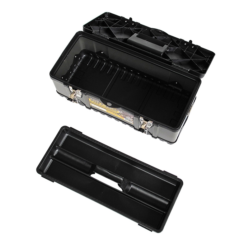 JEJアステージ ACCS　ガンメタツールボックス TK-470G ブラック 1個（ご注文単位4個）【直送品】