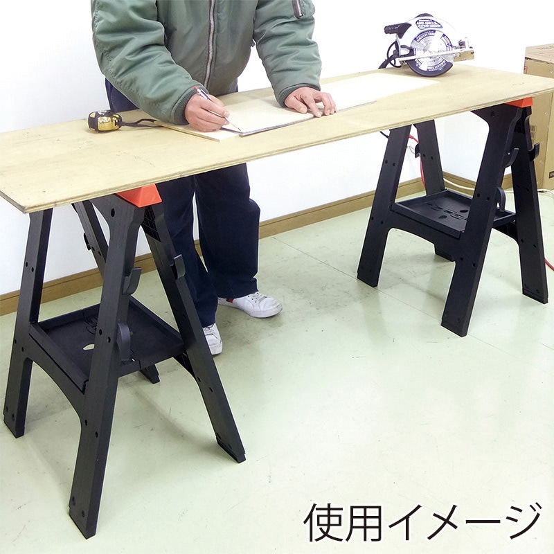 JEJアステージ ACCS フォールディングソーホース SH-2 レッドブラック 1個(ご注文単位4個)【直送品】